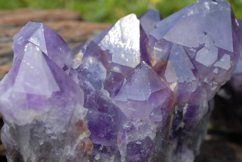 Natural Amethyst Clusters x 4 From Mapatizya, Zambia - TopRock