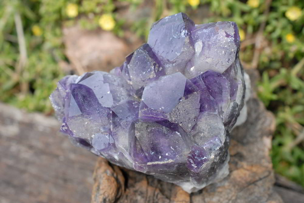 Natural Amethyst Clusters x 4 From Mapatizya, Zambia - TopRock
