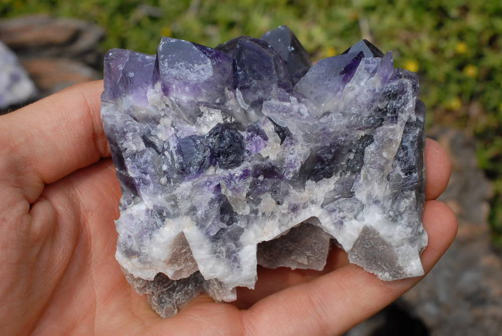 Natural Amethyst Clusters x 4 From Mapatizya, Zambia - TopRock