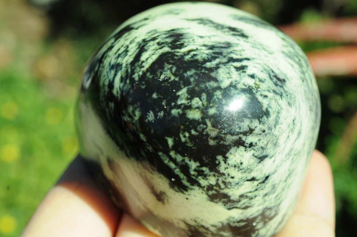 Polished Selected Spotty Leopard Stone Standing Free Forms x 6 From Zimbabwe - TopRock