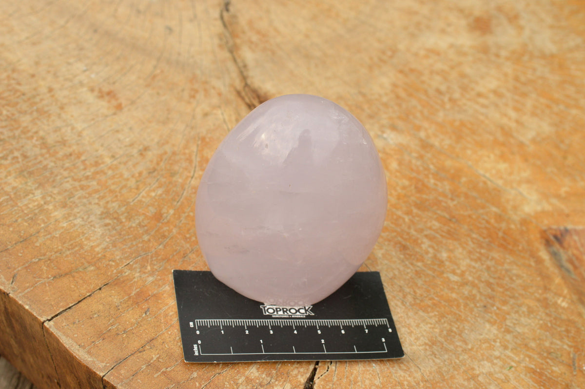 Polished Blue Rose Quartz Standing Free Forms x 4 From Ambatondrazaka, Madagascar - TopRock