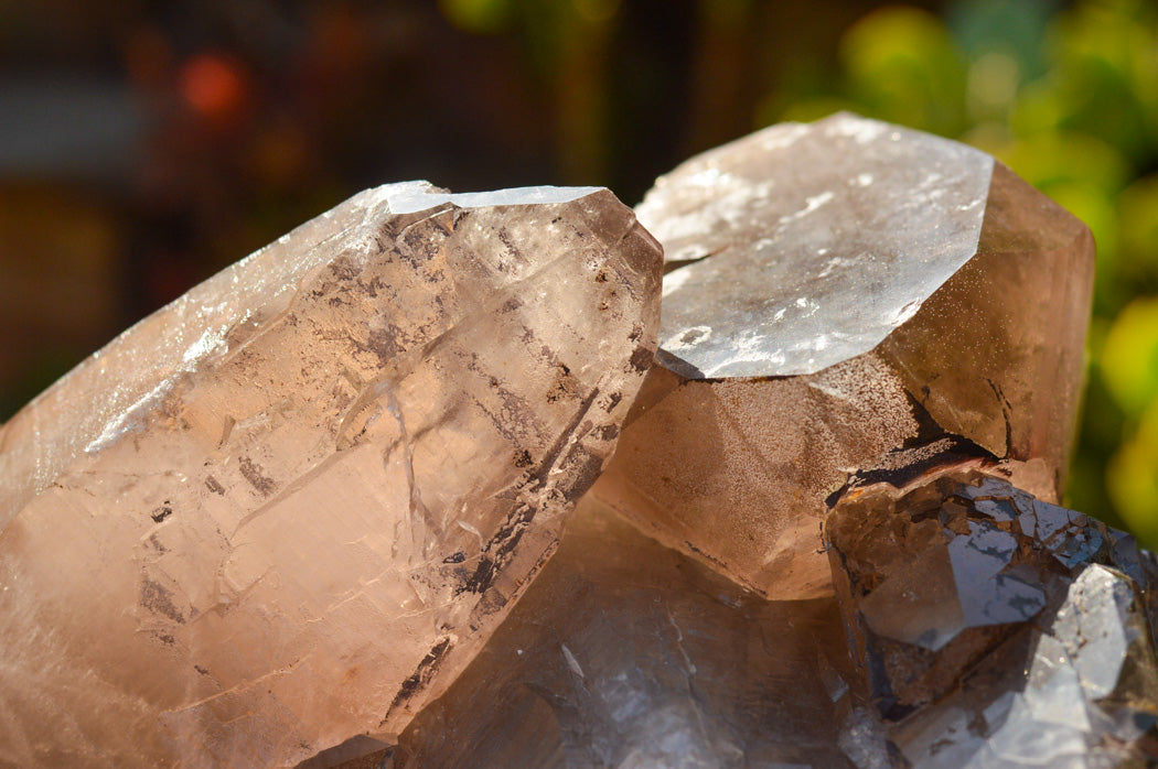 Natural Extra Large Self Healed Smokey Quartz Crystal Cluster x 1 From Mt. Mulanje, Malawi - TopRock