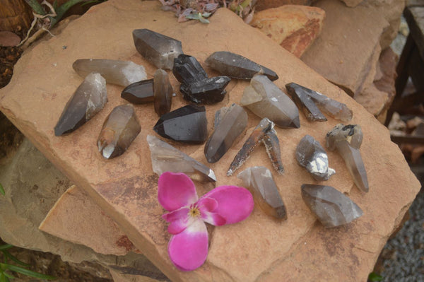Natural Smokey Quartz Points & Clusters - Sold per 1 kg - From Erongo, Namibia - TopRock