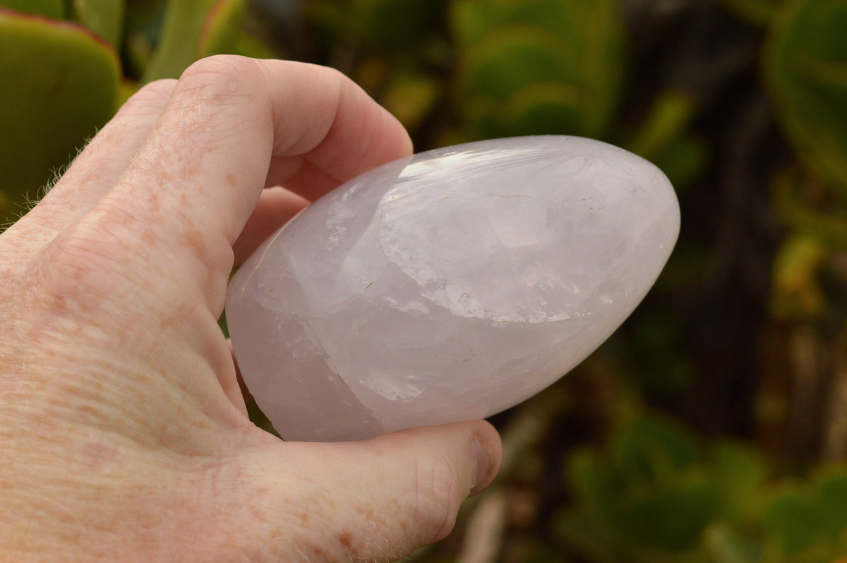 Polished Blue Rose Quartz Standing Free Forms x 4 From Ambatondrazaka, Madagascar - TopRock