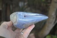 Polished Blue Lace Agate Standing Free Form  x 1 From Nsanje, Malawi - Toprock Gemstones and Minerals