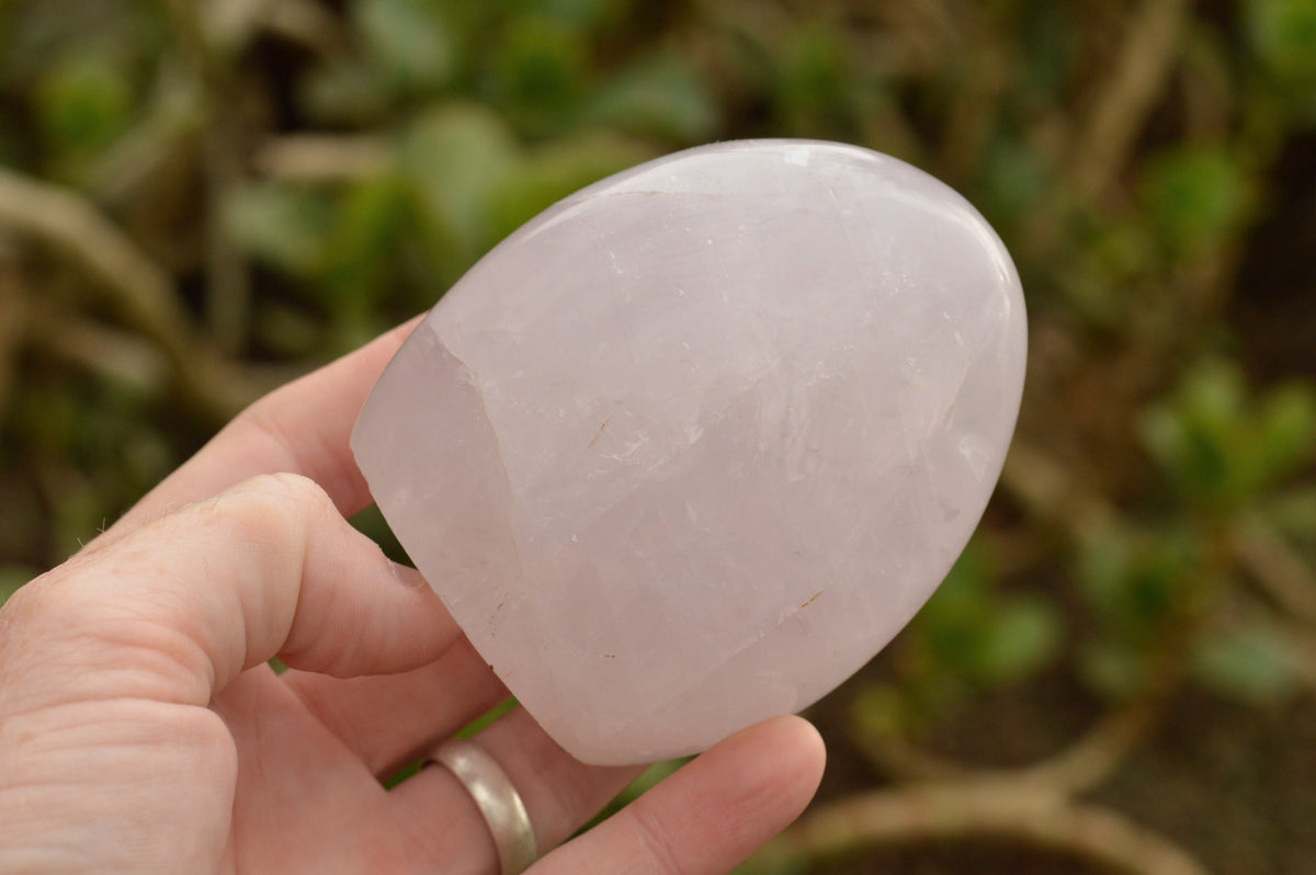 Polished Blue Rose Quartz Standing Free Forms x 4 From Ambatondrazaka, Madagascar - TopRock