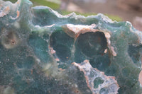 Natural Large Green Mtorolite / Emerald Chrysoprase Plates x 2 From Zimbabwe - Toprock Gemstones and Minerals