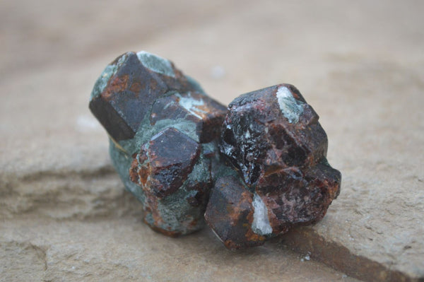 Natural Red Pyrope Garnet Crystal Specimens  x 35 From Karibib, Namibia - Toprock Gemstones and Minerals 