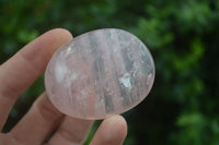 Polished Gemmy Pink Rose Quartz Palm Stones  x 20 From Madagascar - Toprock Gemstones and Minerals