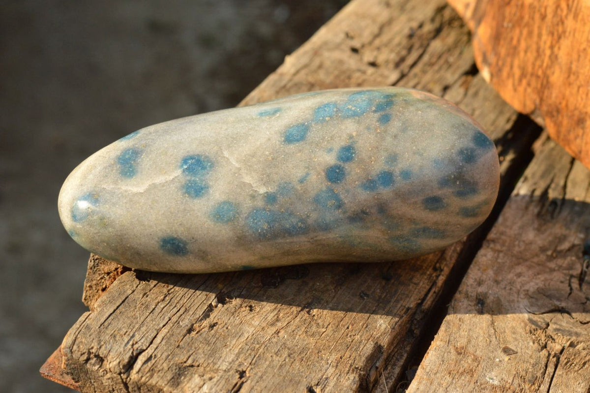 Polished Blue Spotted Spinel Standing Free Forms x 2 From Madagascar - TopRock