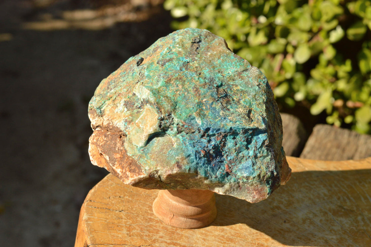 Natural Rough Cobbed Shattuckite Specimens x 5 From Namibia - TopRock