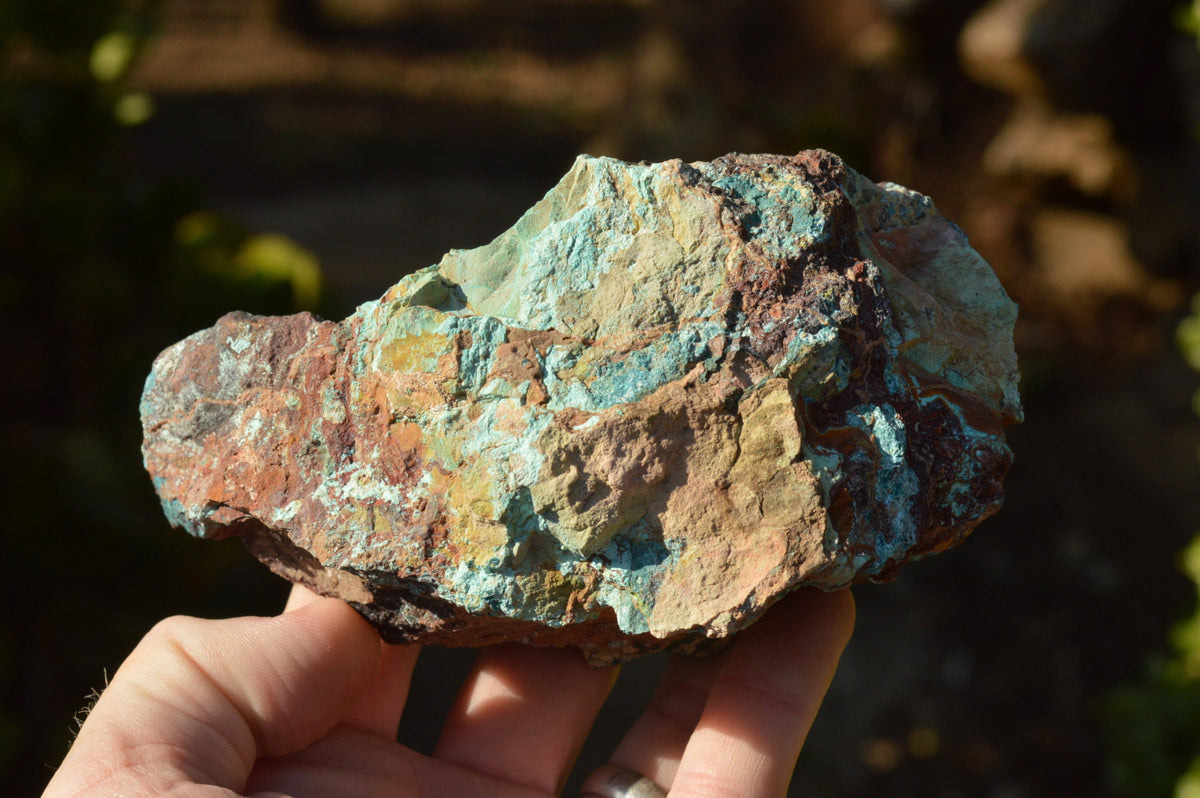 Natural Rough Cobbed Shattuckite Specimens x 5 From Namibia - TopRock