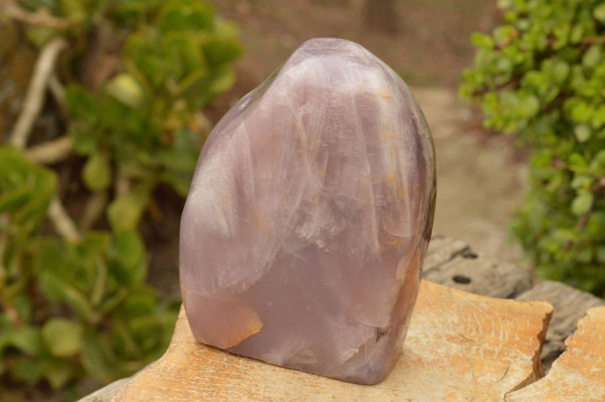 Polished Gemmy Dark Lavender Quartz Standing Free Form x 1 From Ambatondrazaka, Madagascar - TopRock