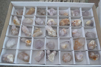 Natural Spirit Quartz Small Cluster or Crystal Specimens x 35 From Boekenhouthoek, South Africa - Toprock Gemstones and Minerals
