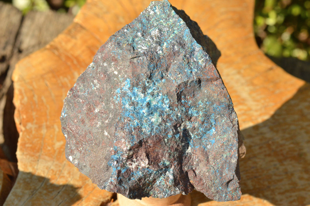 Natural Rough Cobbed Shattuckite Specimens x 5 From Namibia - TopRock