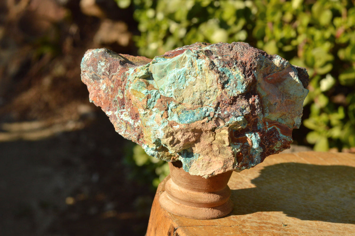 Natural Rough Cobbed Shattuckite Specimens x 5 From Namibia - TopRock