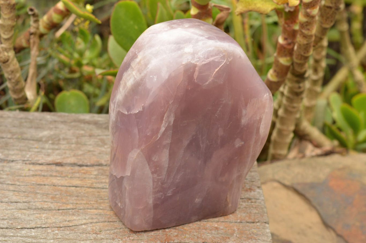 Polished Gemmy Dark Lavender Quartz Standing Free Form x 1 From Ambatondrazaka, Madagascar - TopRock