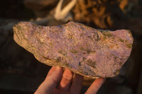 Natural Large Stichtite & Serpentine Cobbed Specimens x 2 From Barberton, South Africa - Toprock Gemstones and Minerals
