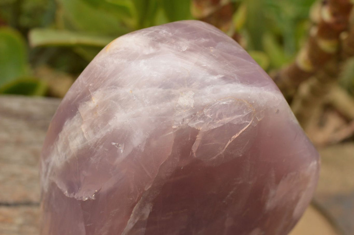 Polished Gemmy Dark Lavender Quartz Standing Free Form x 1 From Ambatondrazaka, Madagascar - TopRock