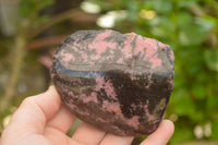 Polished Pink Rhodonite Free Forms  x 4 From Madagascar - TopRock