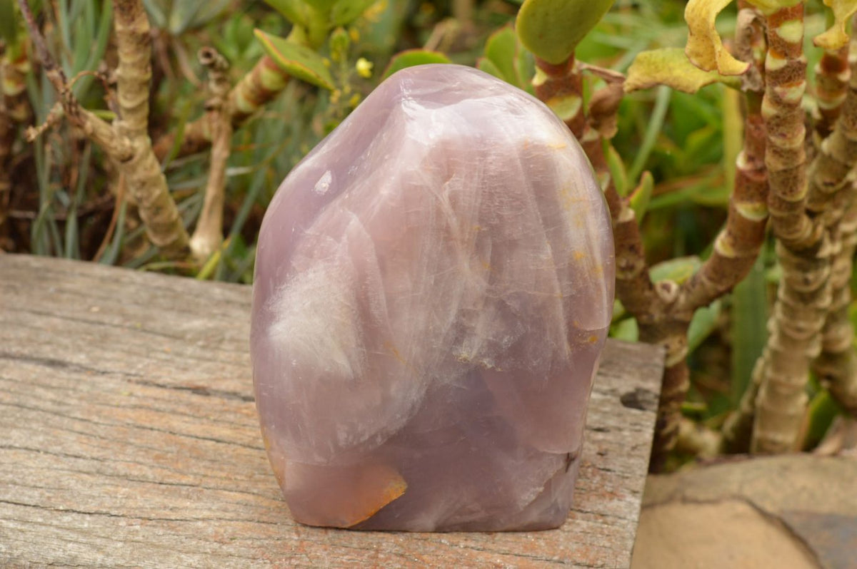 Polished Gemmy Dark Lavender Quartz Standing Free Form x 1 From Ambatondrazaka, Madagascar - TopRock