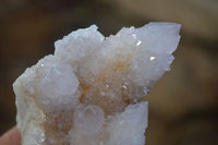 Natural Pale Lilac Spirit Quartz Clusters x 12 From Boekenhouthoek, South Africa - Toprock Gemstones and Minerals