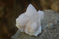 Natural Pale Lilac Spirit Quartz Clusters x 12 From Boekenhouthoek, South Africa - Toprock Gemstones and Minerals