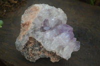 Natural Jacaranda Amethyst Clusters  x 2 From Zambia - Toprock Gemstones and Minerals