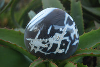 Polished Moralambo & Snow Agate Standing Free Forms  x 2 From Madagascar - Toprock Gemstones and Minerals