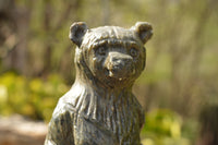 Polished Soap Stone Standing Paddington Bear Carving  x 1 From Zimbabwe - TopRock