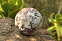 Polished Pink Tourmaline Rubellite Spheres x 2 From Ambatondrazaka, Madagascar - TopRock