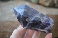Polished Dream Amethyst Points x 3 From Madagascar - Toprock Gemstones and Minerals