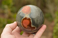 Polished Polychrome / Picasso Jasper Spheres  x 2 From Mahajanga, Madagascar - TopRock
