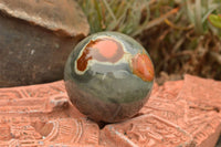 Polished Polychrome / Picasso Jasper Spheres  x 2 From Mahajanga, Madagascar - TopRock