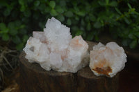 Natural White Spirit Quartz Clusters  x 6 From Boekenhouthoek, South Africa - Toprock Gemstones and Minerals