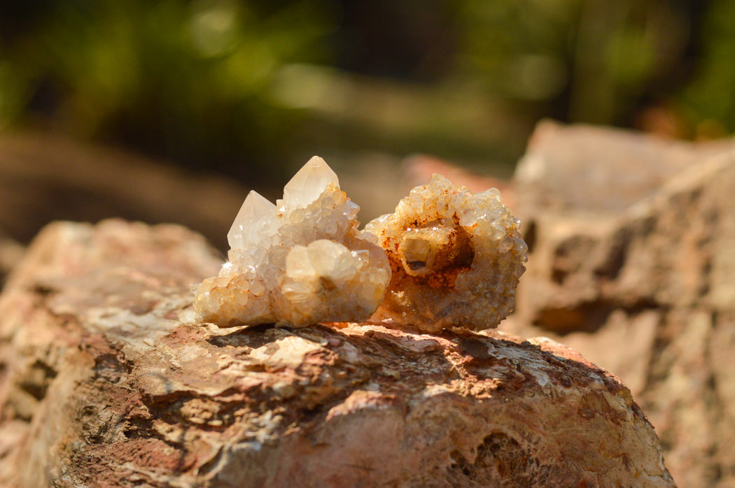 Natural Small Selected White Spirit Quartz Clusters x 63 From Boekenhouthoek, South Africa - TopRock