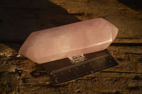 Polished Gemmy Double Terminated Rose Quartz Points x 4 From Ambatondrazaka, Madagascar - Toprock Gemstones and Minerals