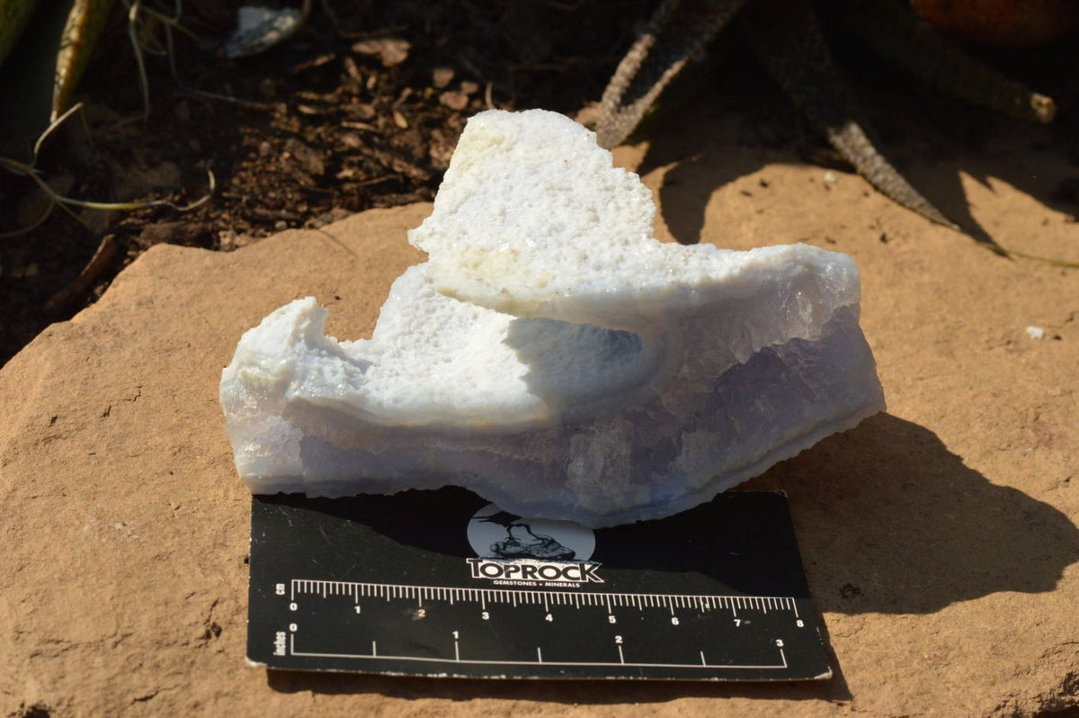Natural Etched Blue Chalcedony Agate Specimens x 5 From Nsanje, Malawi - TopRock