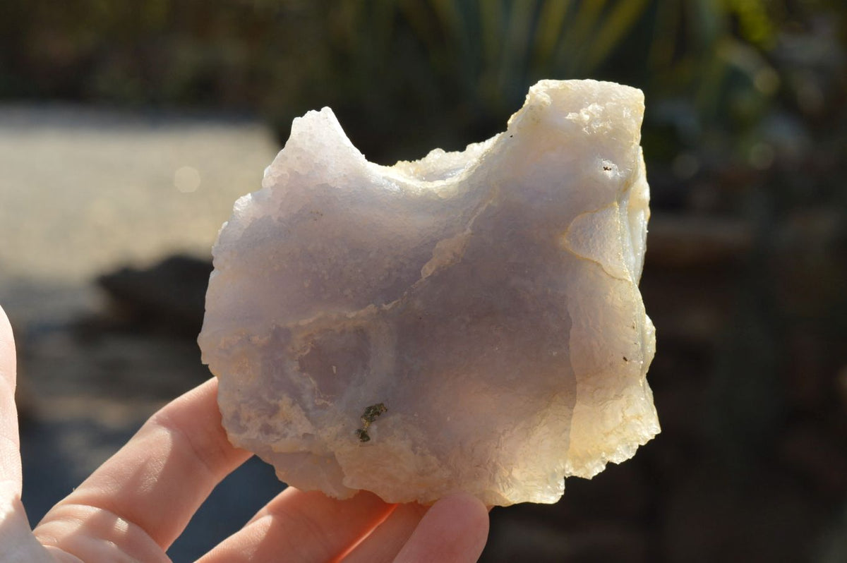 Natural Etched Blue Chalcedony Agate Specimens x 5 From Nsanje, Malawi - TopRock