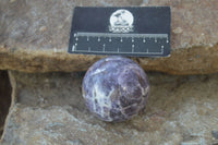 Polished Purple Lepidolite Spheres  x 6 From Madagascar - Toprock Gemstones and Minerals