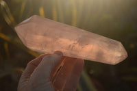 Polished Gemmy Double Terminated Rose Quartz Points x 4 From Ambatondrazaka, Madagascar - Toprock Gemstones and Minerals