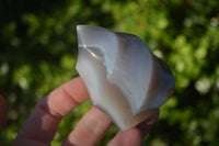 Polished Lovely Selection Of Agate Flame Sculptures x 6 From Madagascar - Toprock Gemstones and Minerals