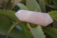 Polished Gemmy Double Terminated Rose Quartz Points x 4 From Ambatondrazaka, Madagascar - Toprock Gemstones and Minerals