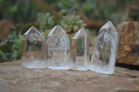 Polished Semi Optic Quartz Points x 24 From Madagascar - Toprock Gemstones and Minerals