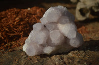 Natural Pale Lilac Spirit Quartz Clusters x 6 From Boekenhouthoek, South Africa - Toprock Gemstones and Minerals