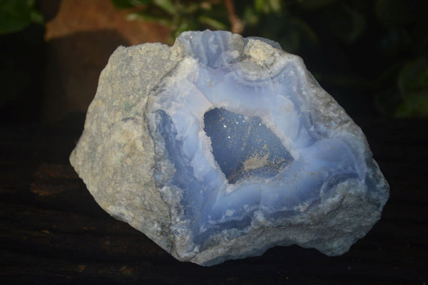 Natural Blue Lace Agate Geode Specimens  x 9 From Nsanje, Malawi - Toprock Gemstones and Minerals 