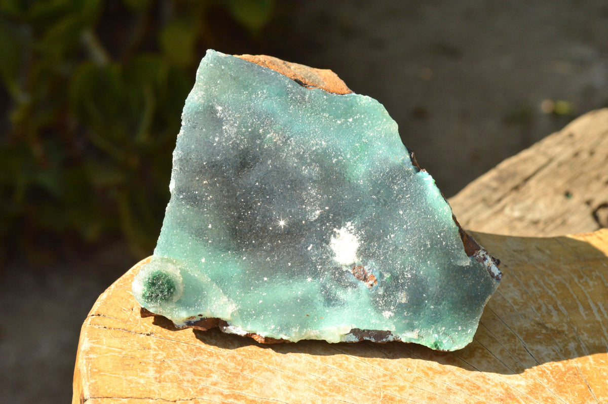 Natural Drusy Coated Chrysocolla Dolomite Specimens x 2 From Lupoto Mine, Congo - TopRock