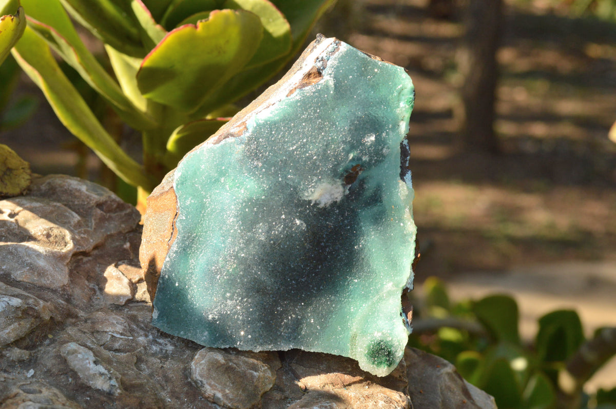 Natural Drusy Coated Chrysocolla Dolomite Specimens x 2 From Lupoto Mine, Congo - TopRock