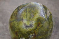 Polished Green Opal Standing Free Form  x 1 From Madagascar - Toprock Gemstones and Minerals