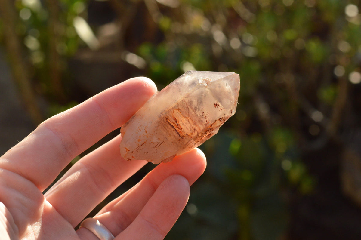 Natural Red Hematoid Phantom Quartz Crystals x 35 From Karoi, Zimbabwe - TopRock